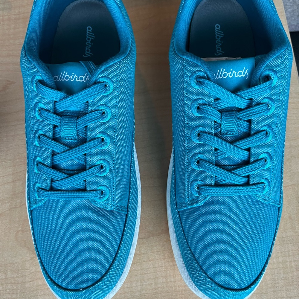 Allbirds Vibrant Blue Lace-Up Sneakers